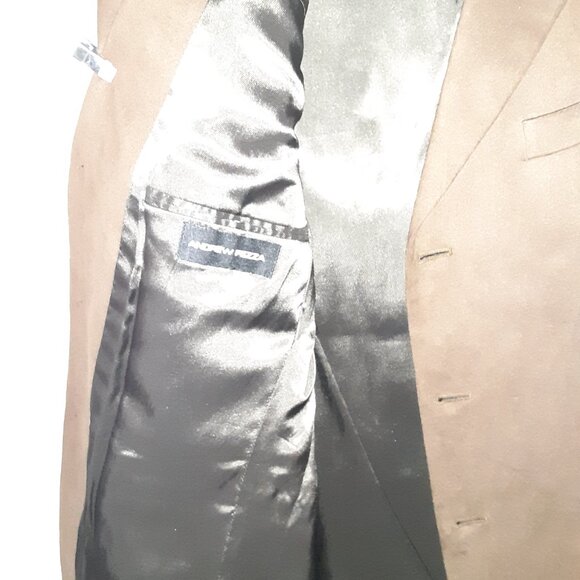 3-Button Blazer * 40R * Andrew Fezza * Fully Lined * Soft, Suede- like, Moleskin - Picture 6 of 13